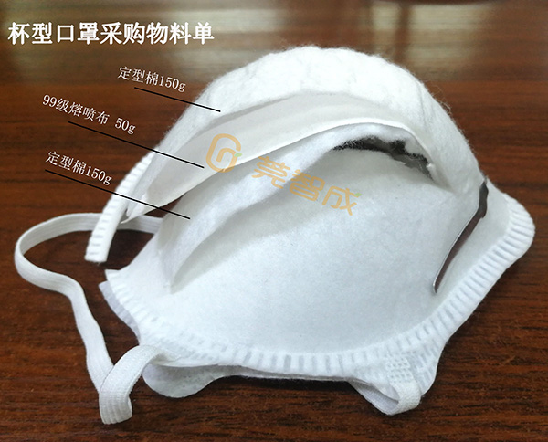碗型口罩定型棉 碗型口罩定型棉