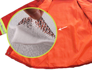 阻燃服剖面阻燃針棉圖 阻燃服剖面阻燃針棉圖