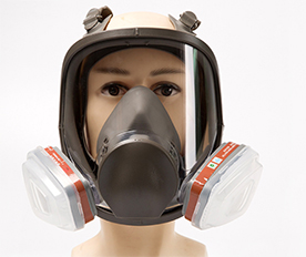 防毒面具剖面圖 防毒面具剖面圖